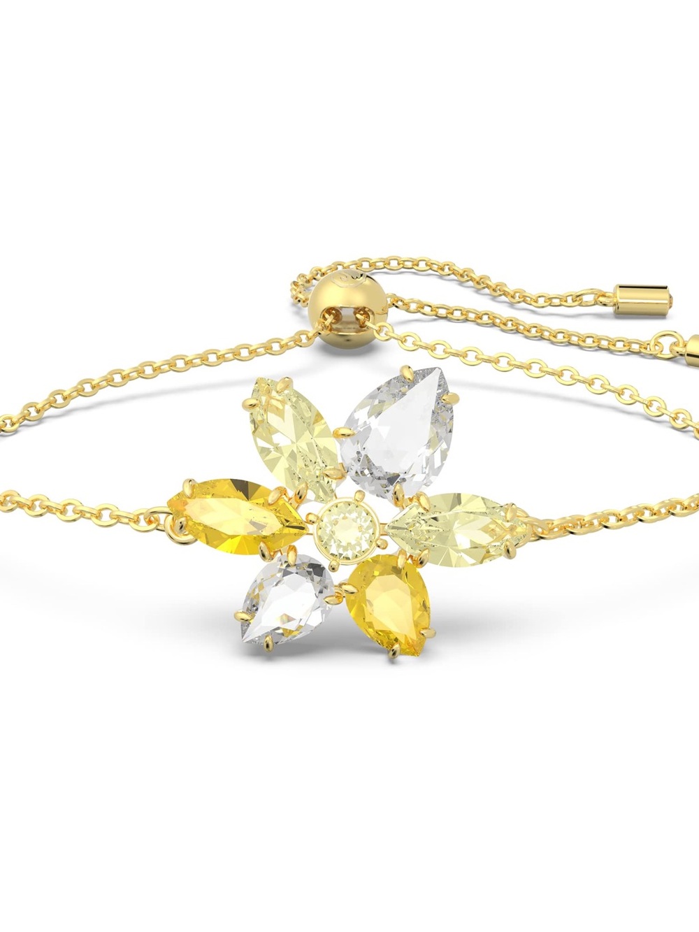 Swarovski Bracelet Gemstone yellow flower